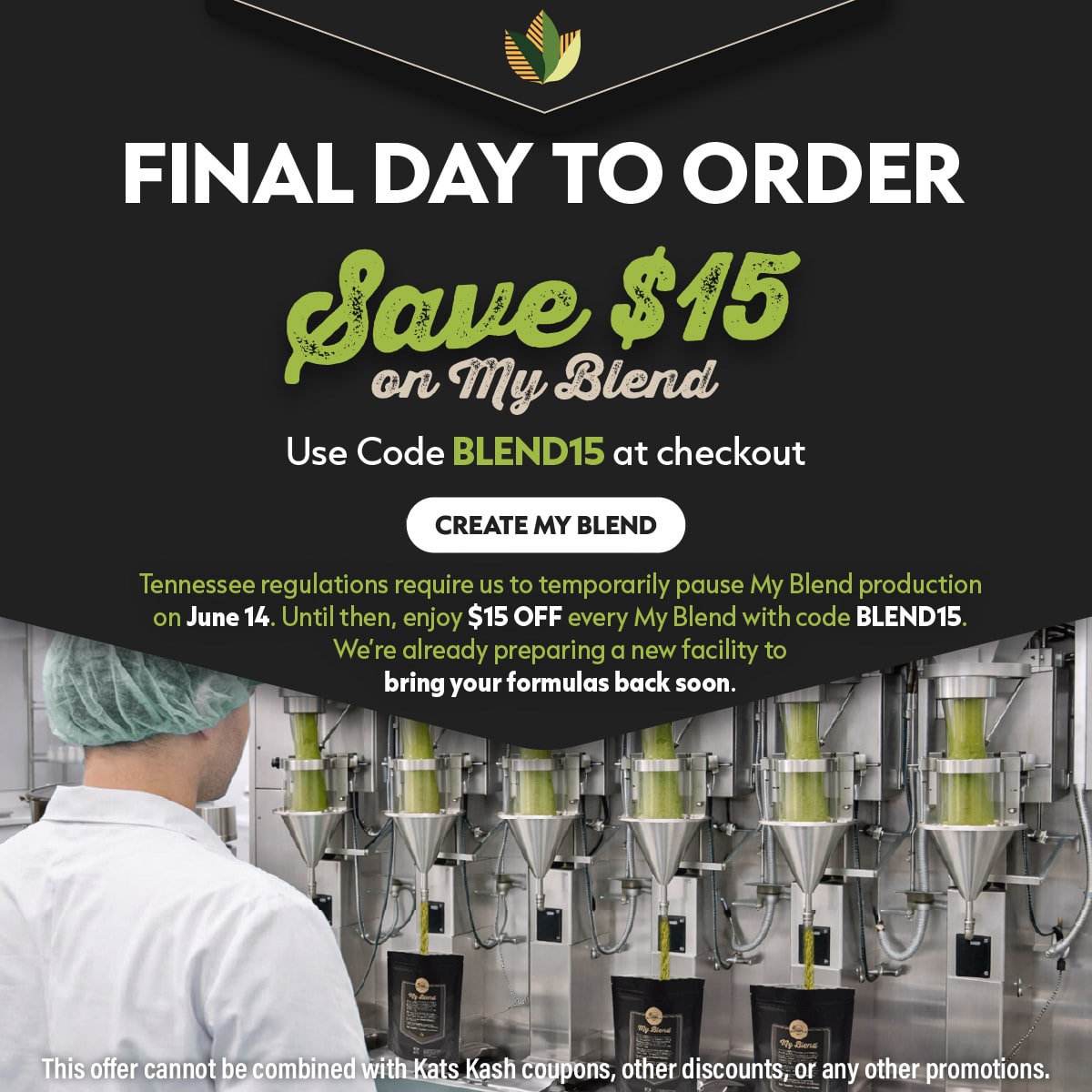 Kats Botanicals - My Blend $15 Off
