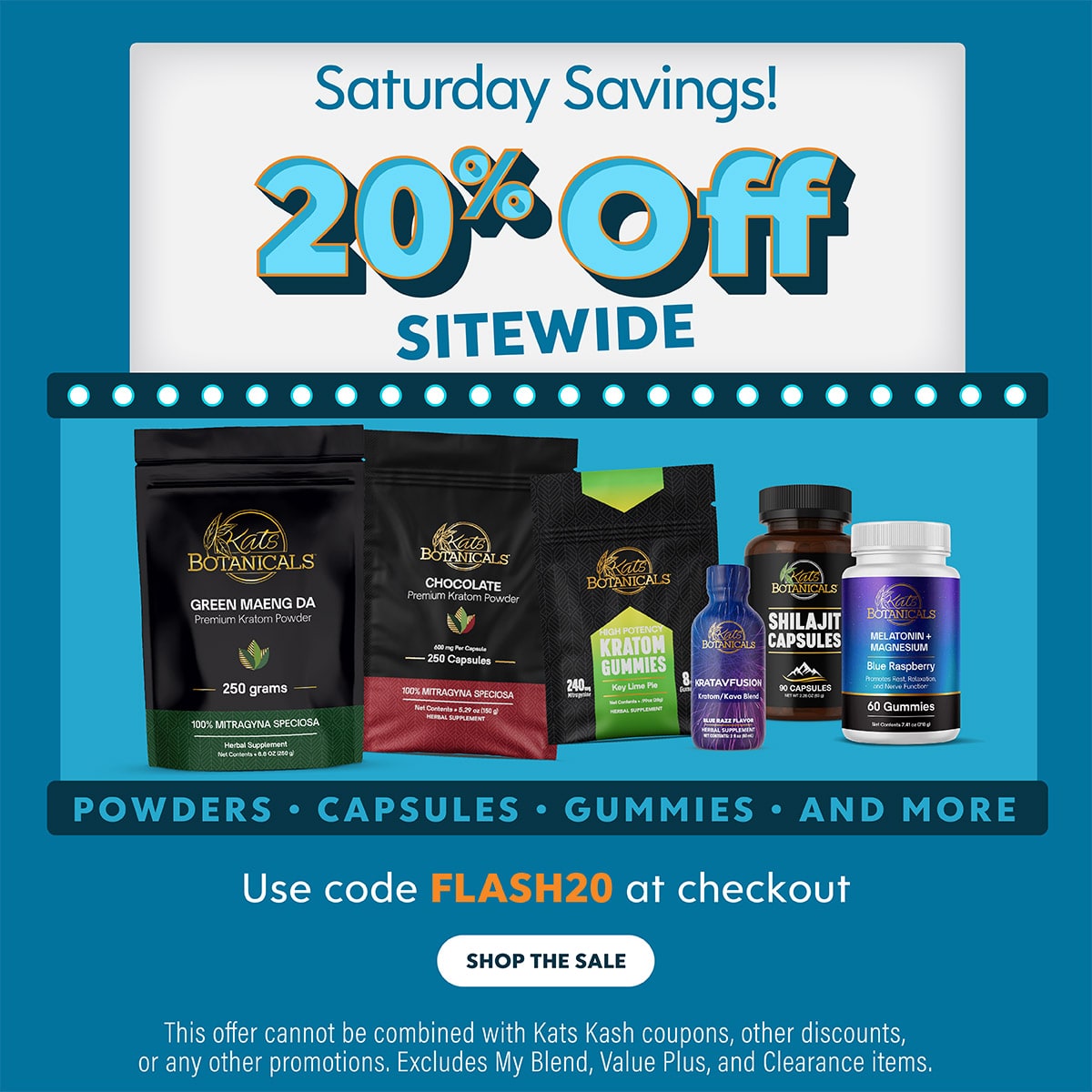 20% off Sitewide Sale - Kats Botanicals