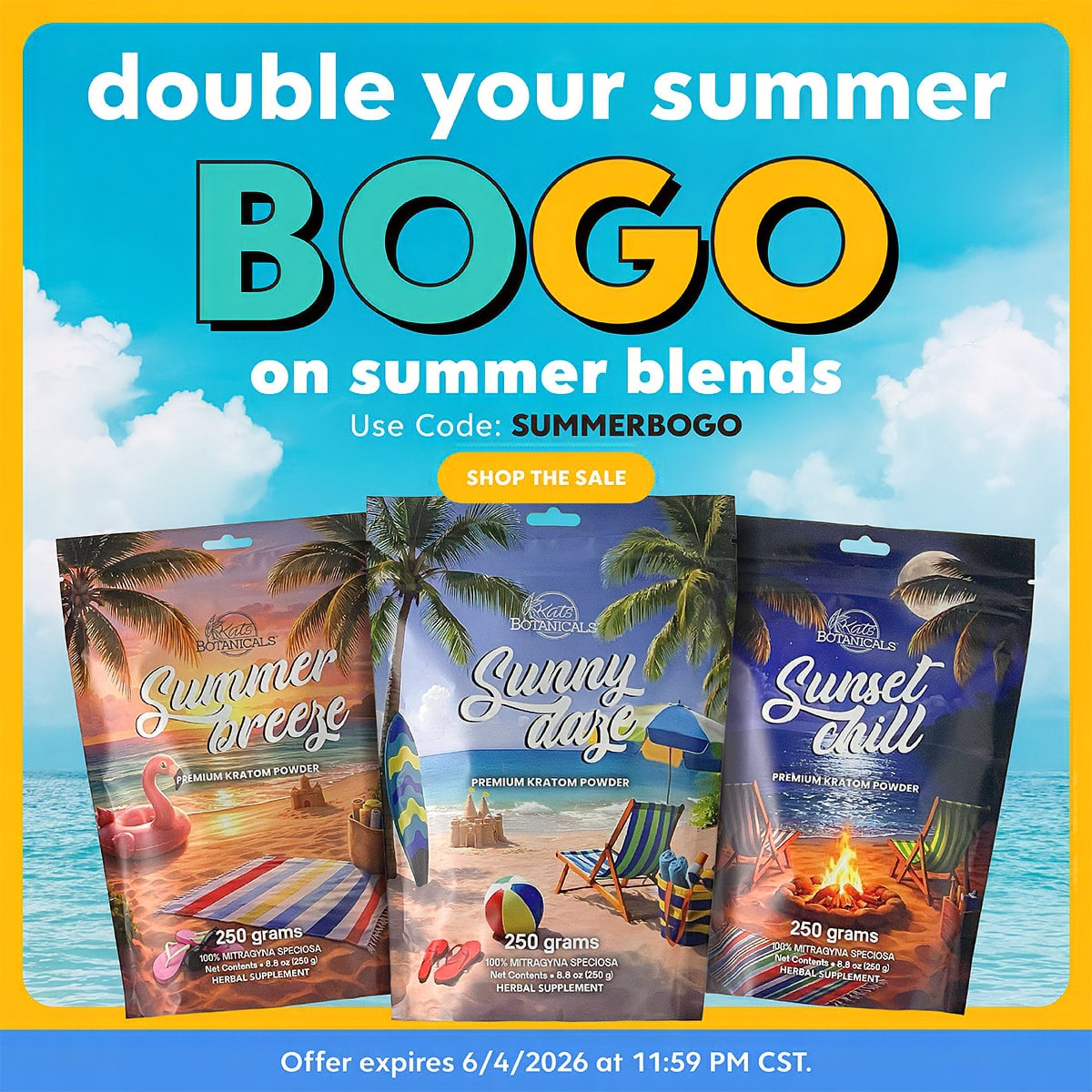 Summer Kratom Sale - Kats Botanicals