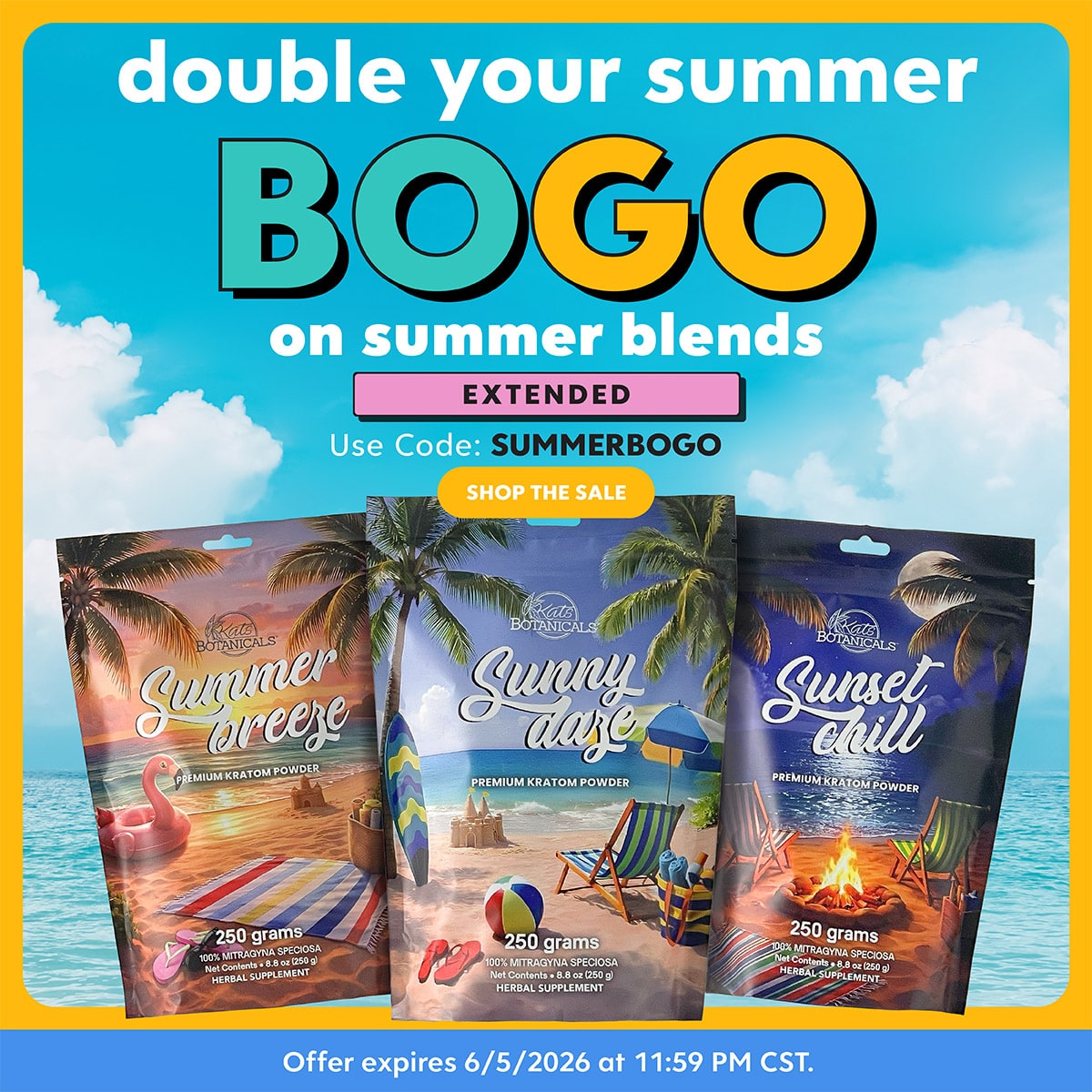 Summer Kratom Sale - Kats Botanicals