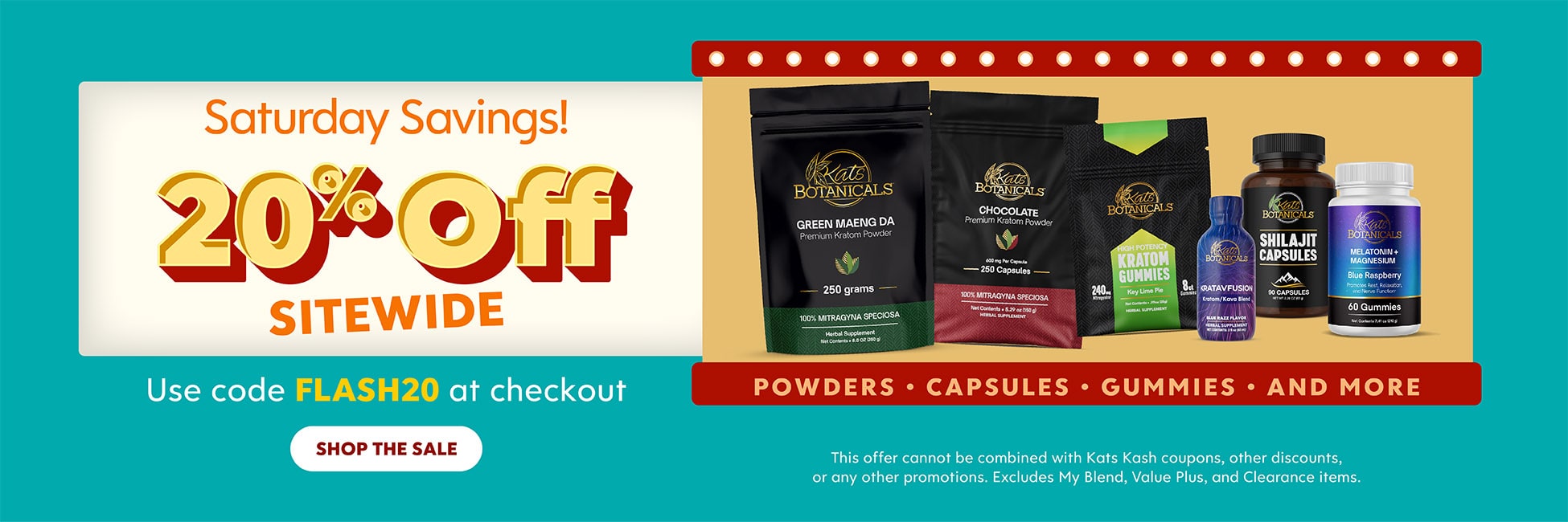 20% off Sitewide Sale - Kats Botanicals