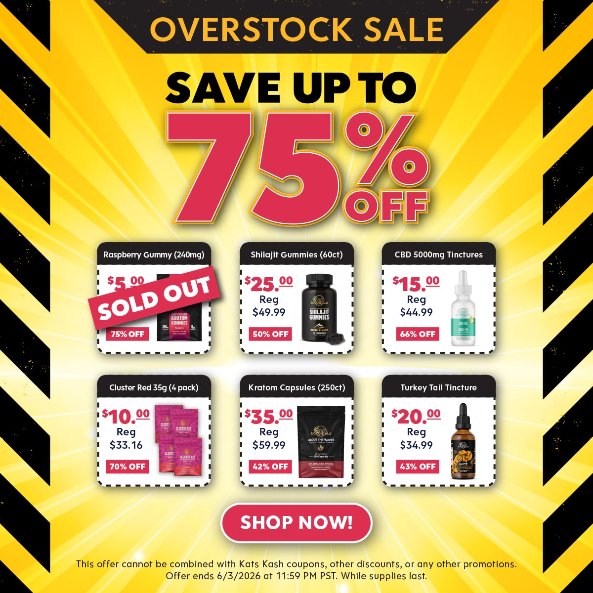 Kats Botanicals - Overstock Sale!