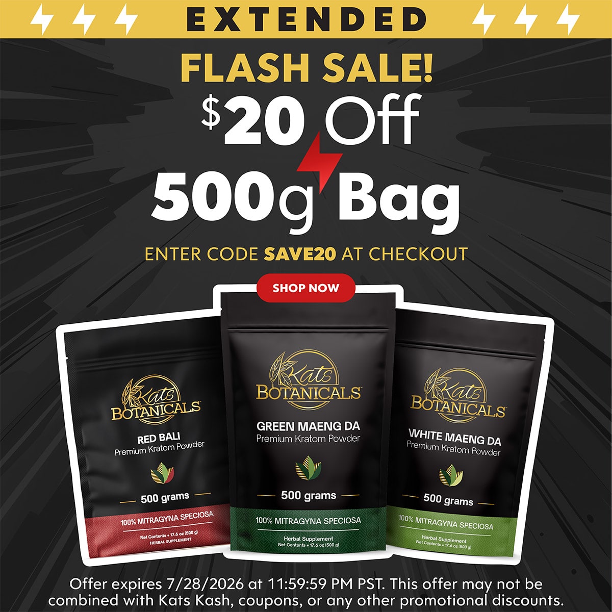500g Kratom Powder Sale - Kats Botaniclas
