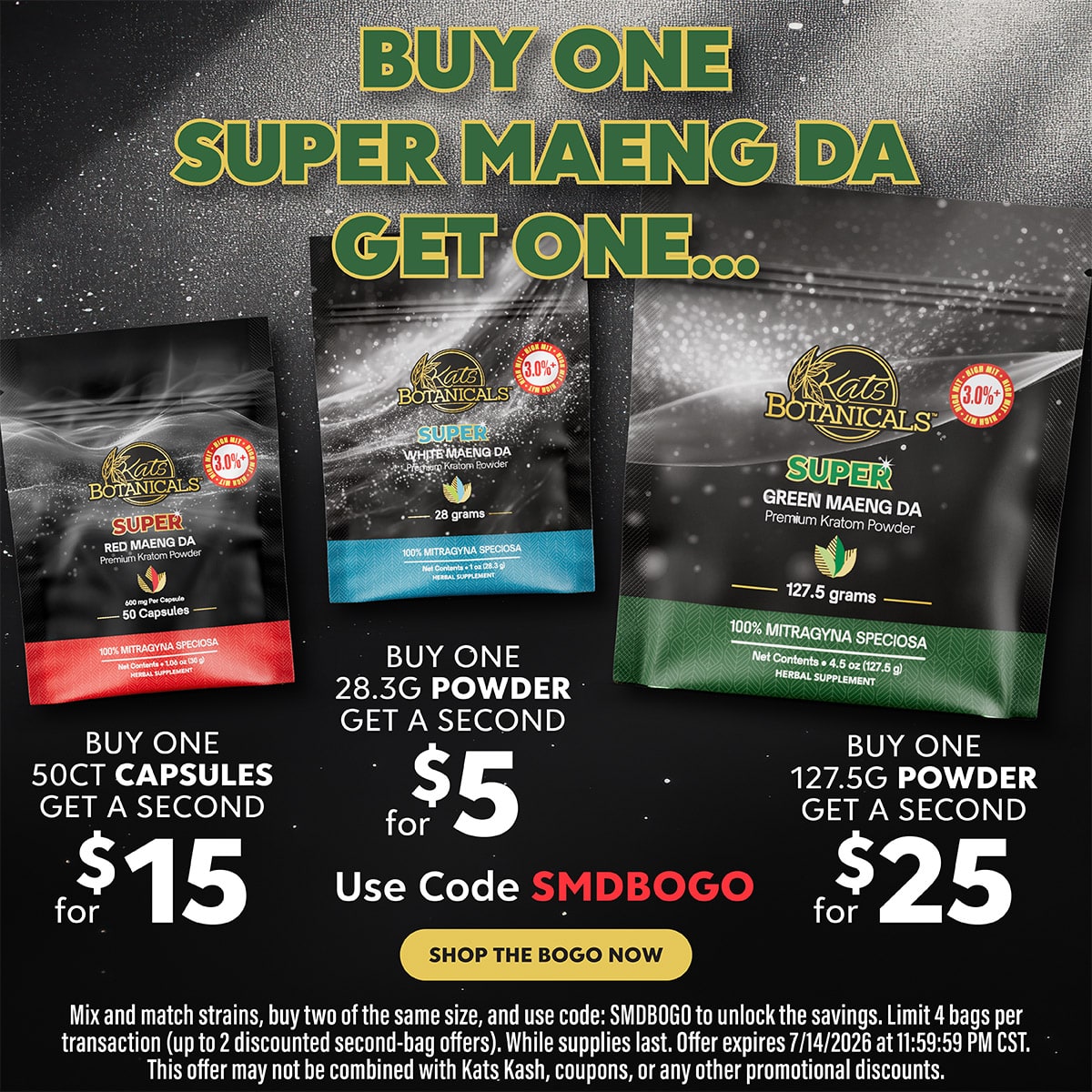 Super Maeng Da Kratom Sale - Kats Botanicals