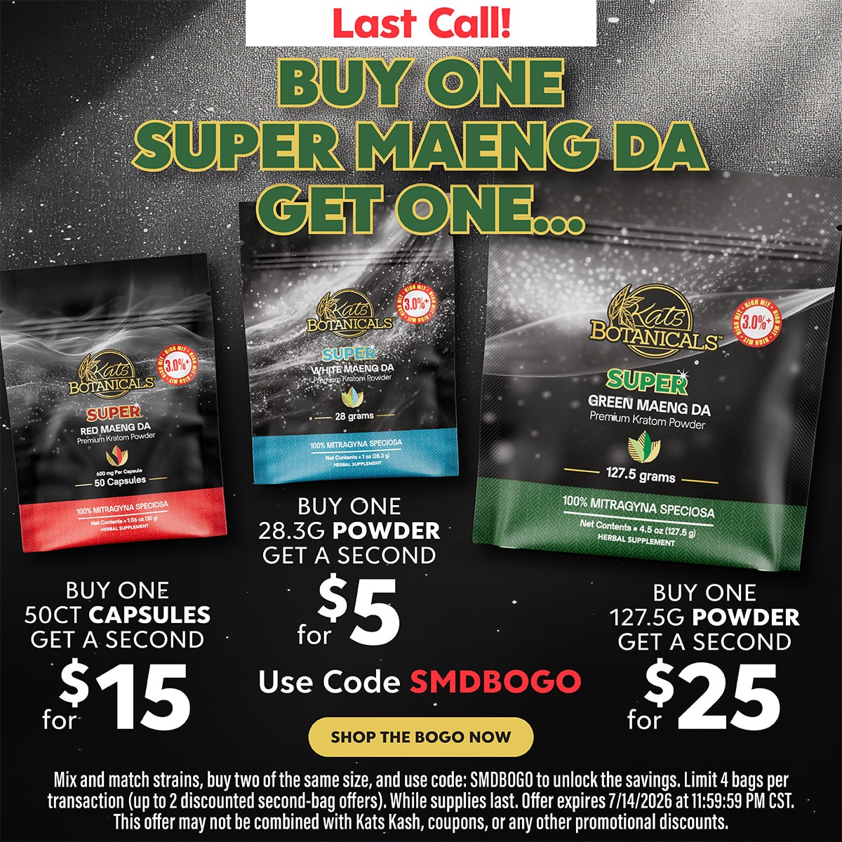 Super Maeng Da Kratom Sale - Kats Botanicals
