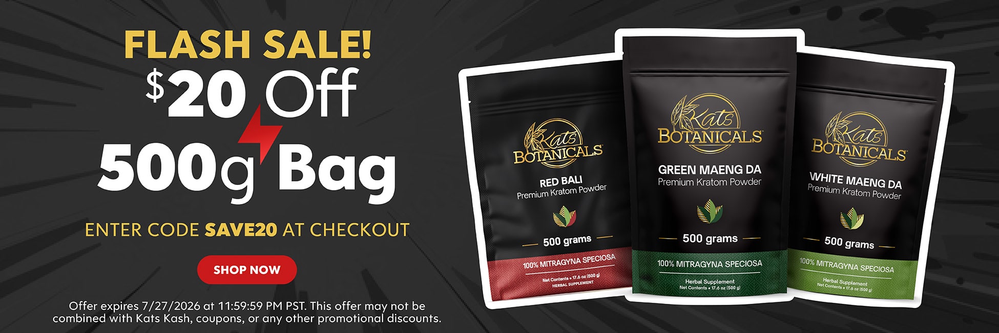 500g Kratom Powder Sale - Kats Botaniclas