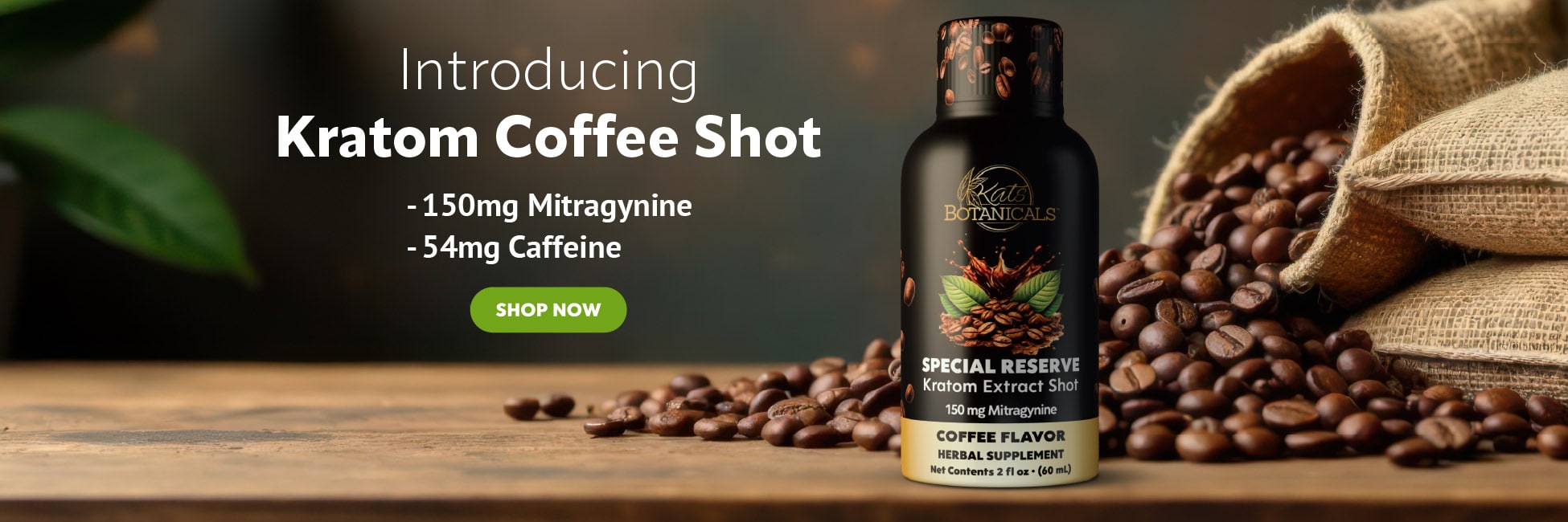 Kratom Coffee Shot - Kats Botanicals