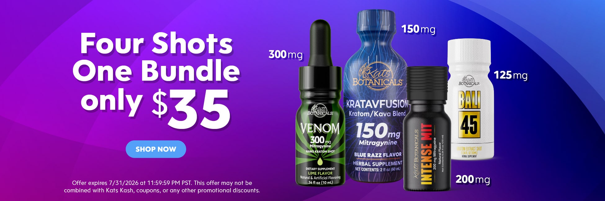 Kratom Shot Bundle - Kats Botanicals