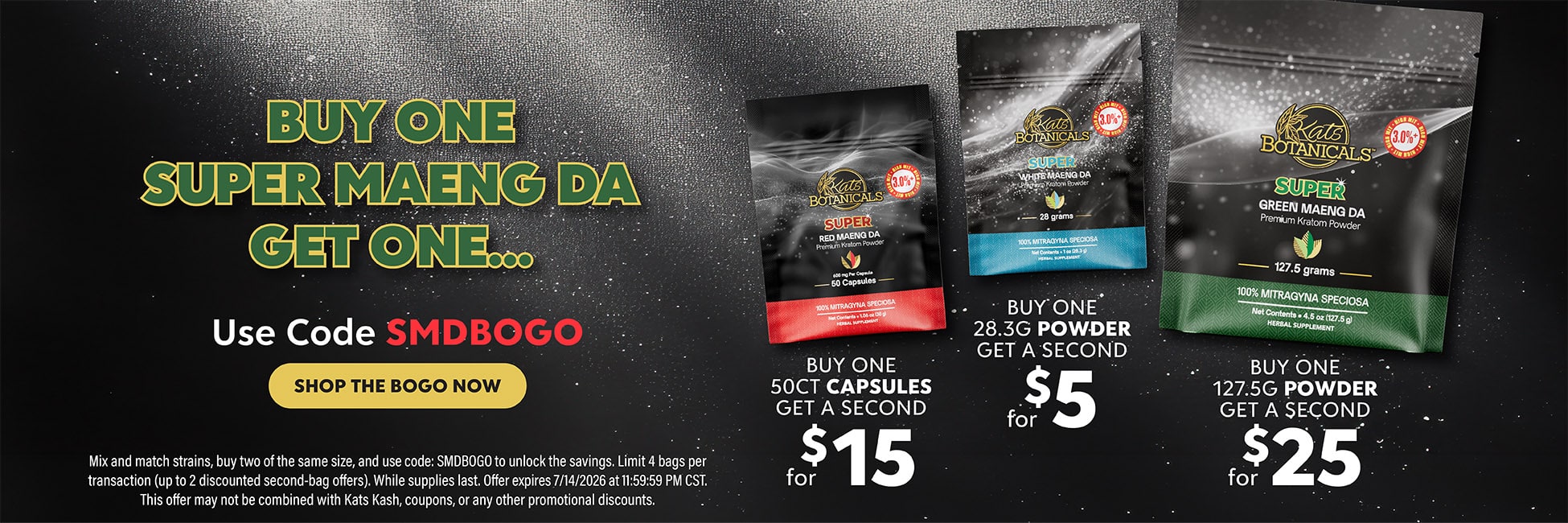 Super Maeng Da Kratom Sale - Kats Botanicals