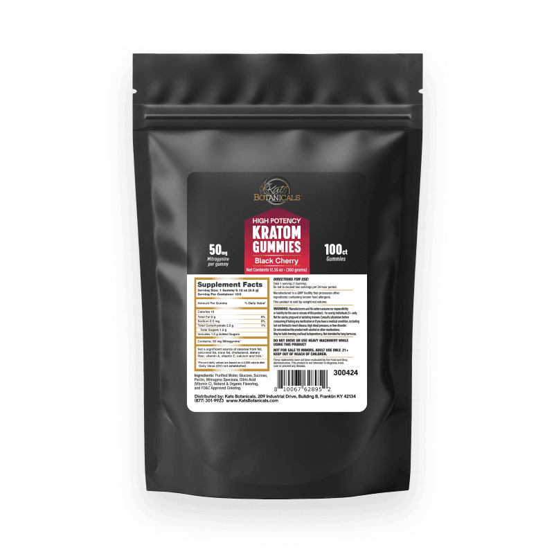 Black Cherry Kratom Gummies Bulk