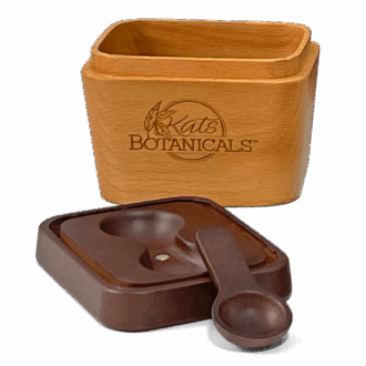 KB Wood storage container with magnetic spoon