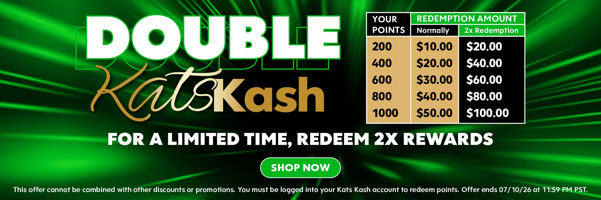 Kats Kash Double Redemption - Kats Botanicals