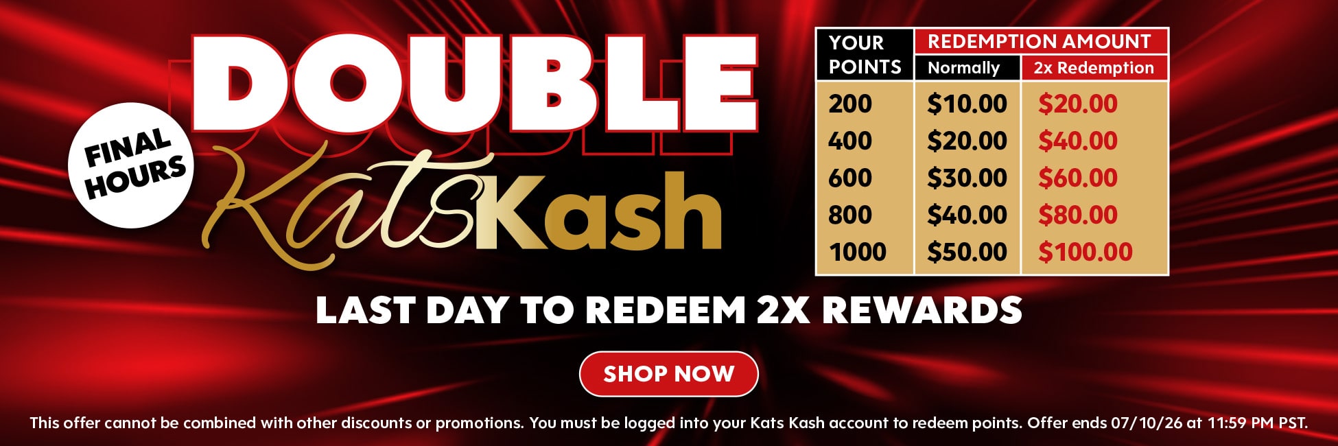 Kats Botanicals - Double Rewards
