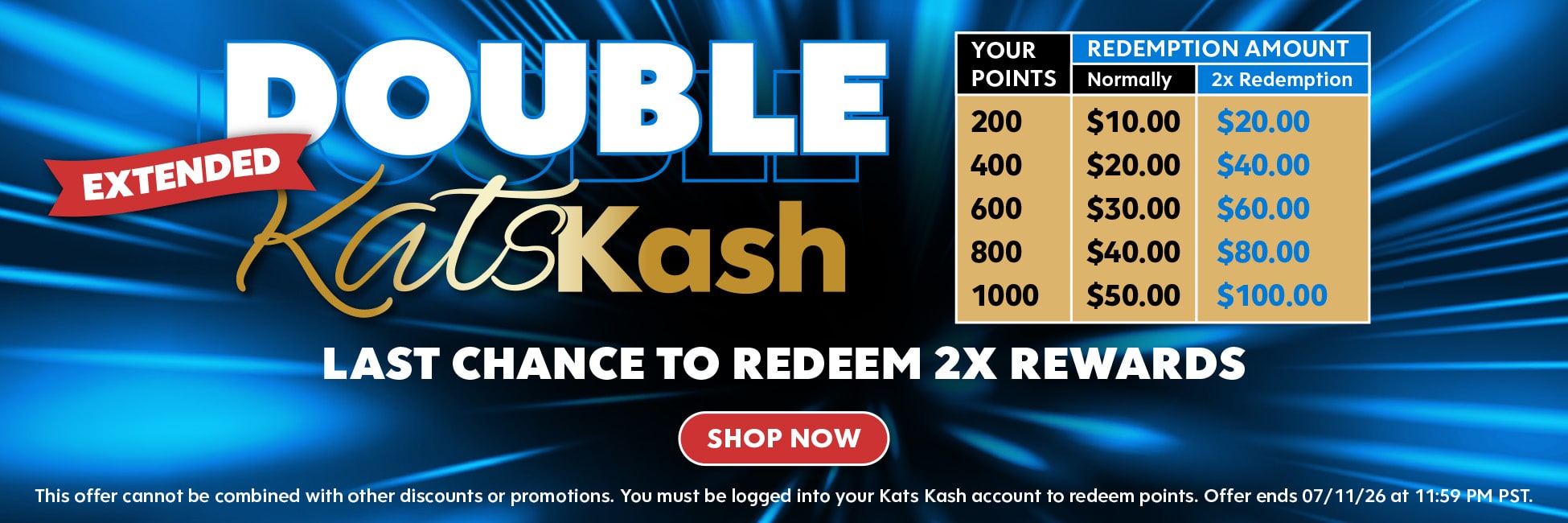 Kats Botanicals - Double Rewards
