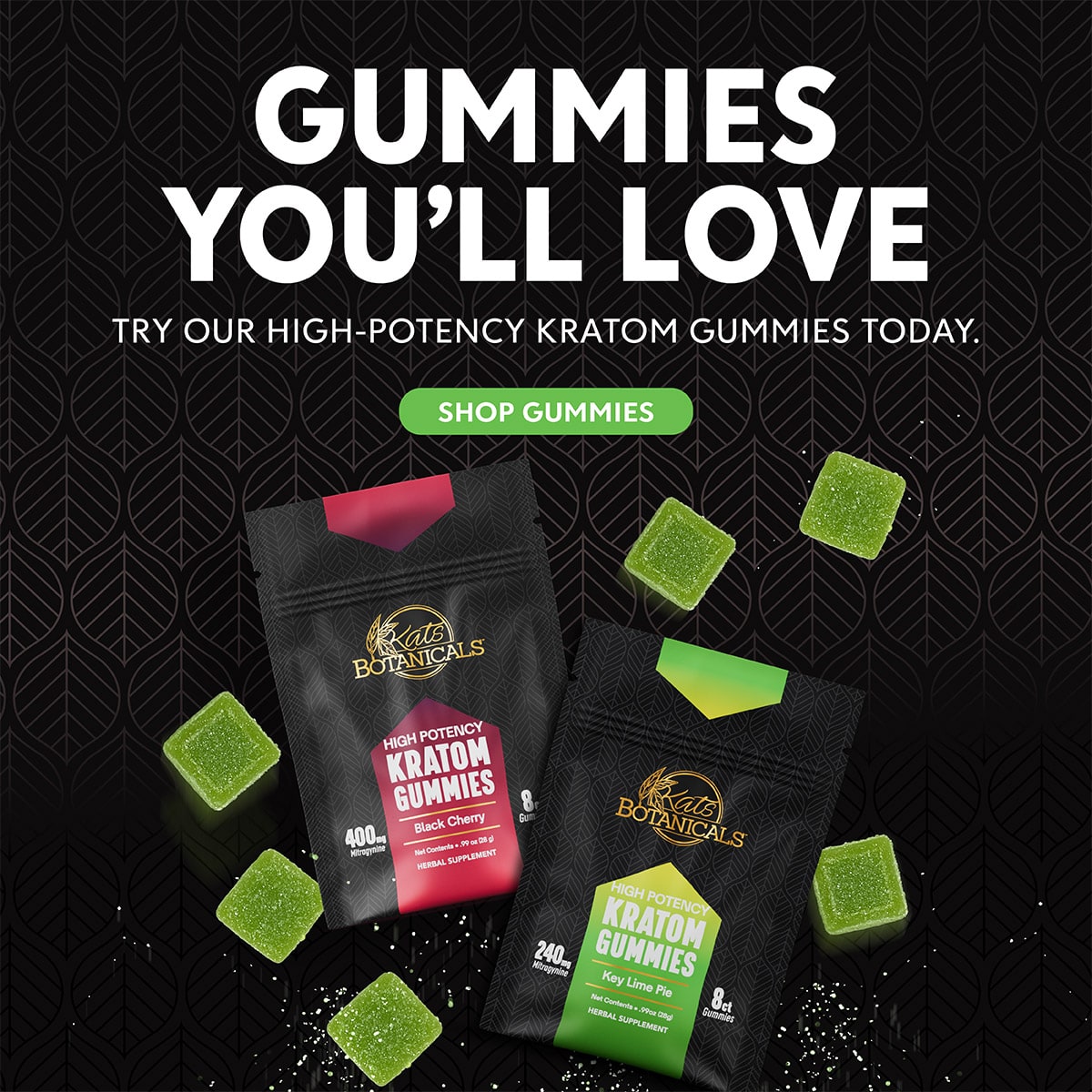 Kratom Gummies - Kats Botanicals