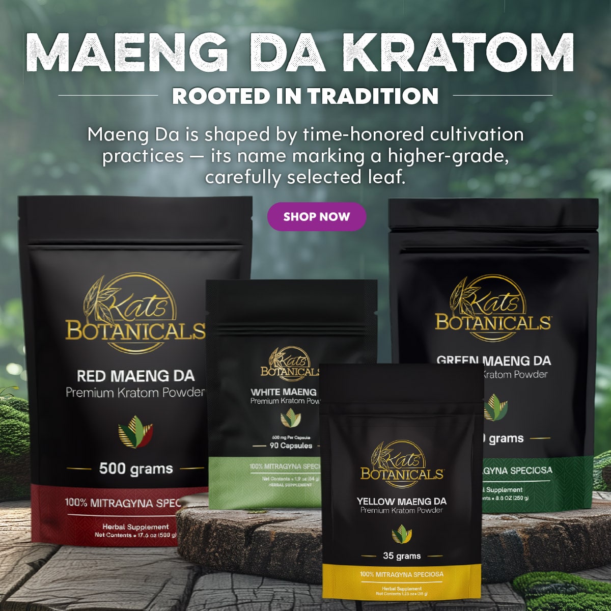 Maeng Da Kratom - Kats Botanicals