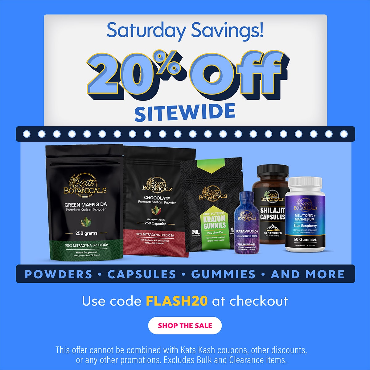 Kratom Sidewise Sale - Kats Botanicals