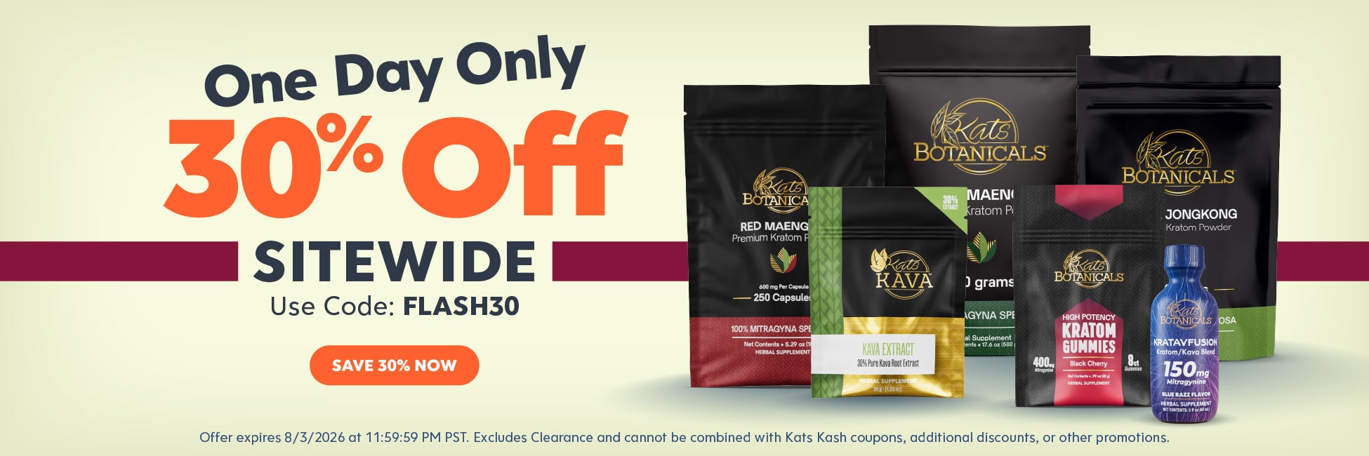 Kats Botanicals - Site Wide Sale 30% off