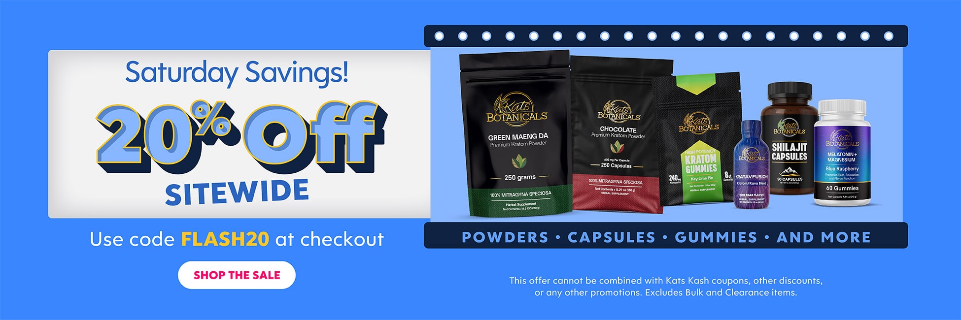 Kratom Sidewise Sale - Kats Botanicals