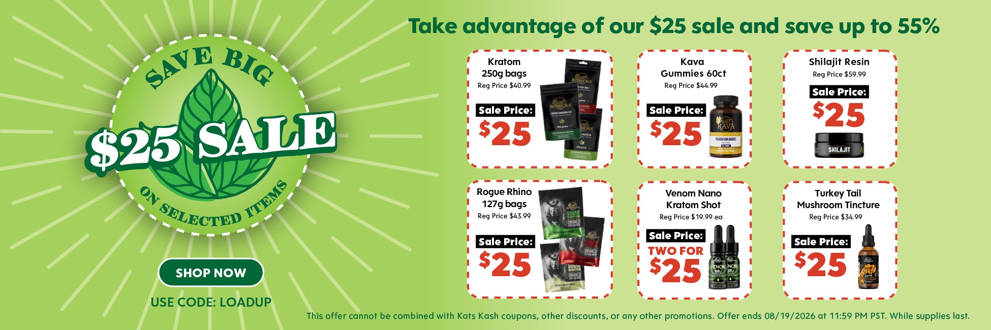 $25 Sale - Kats Botanicals
