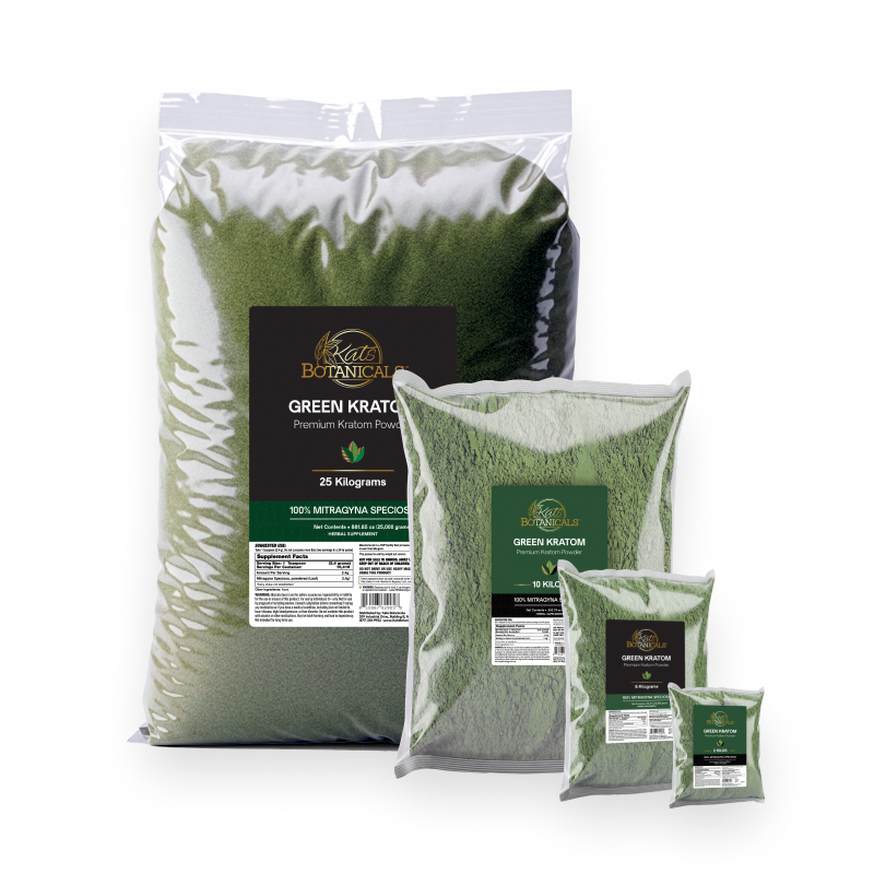 Kats Botanicals - Bulk Kratom Powder - Green Vein