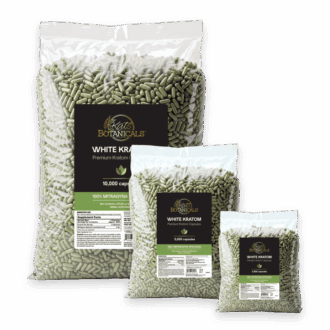Kats Botanicals - Bulk White Kratom Capsules