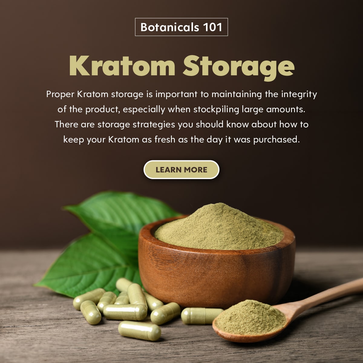 Kratom Storage Tips - Kats Botanicals