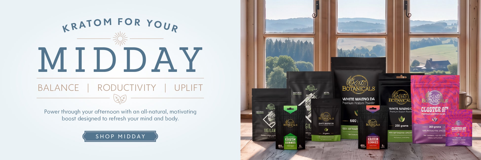 Kratom for Midday - Kats Botanicals