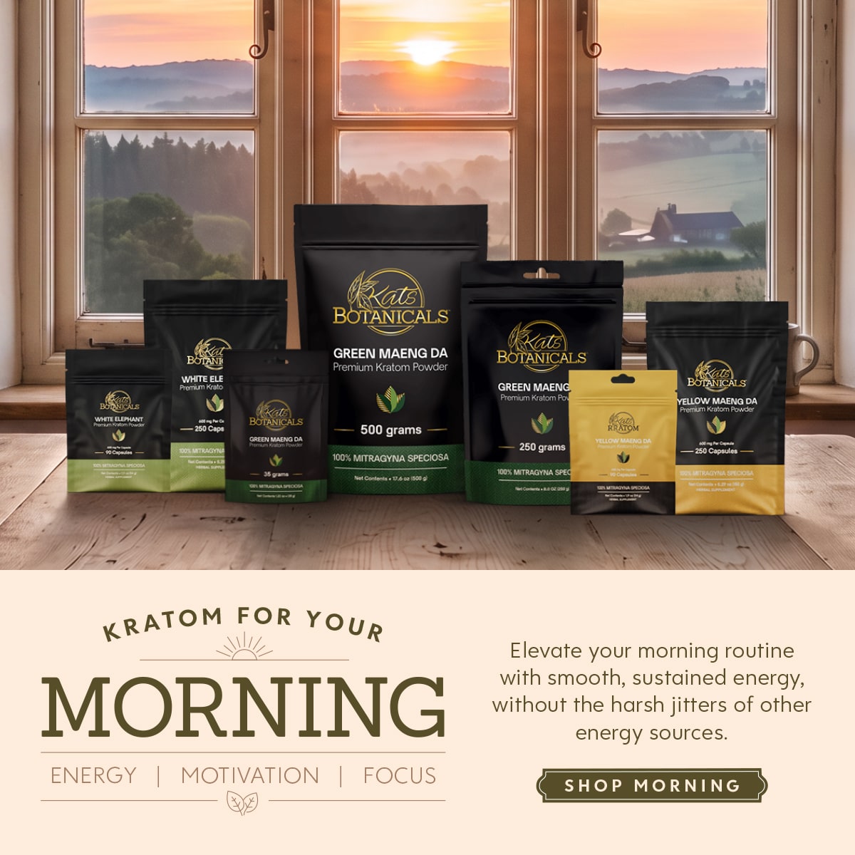 Kratom for Morning - Kats Botanicals