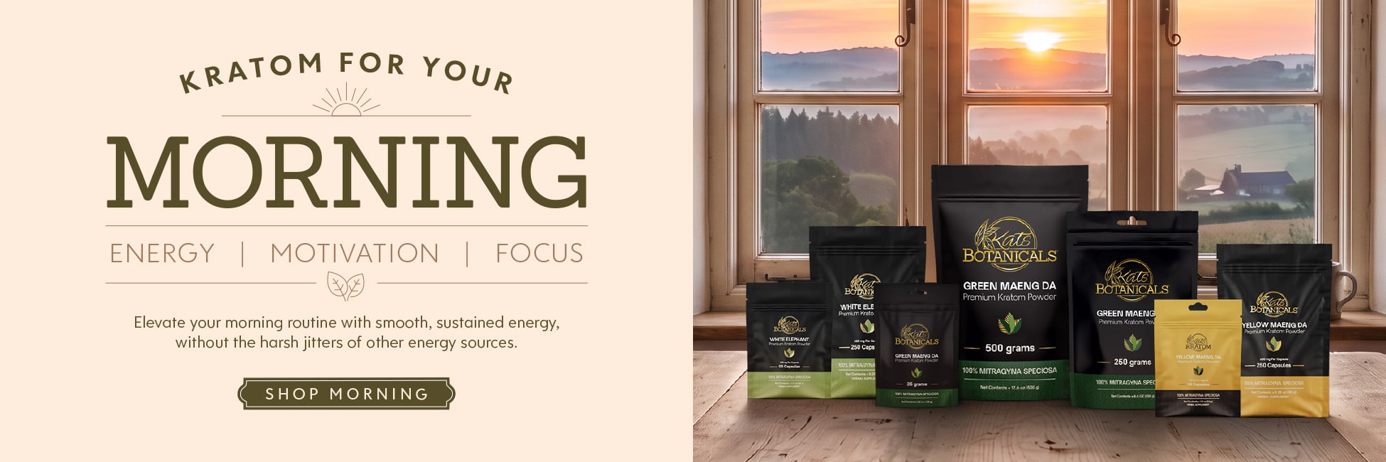 Kratom for Morning - Kats Botanicals