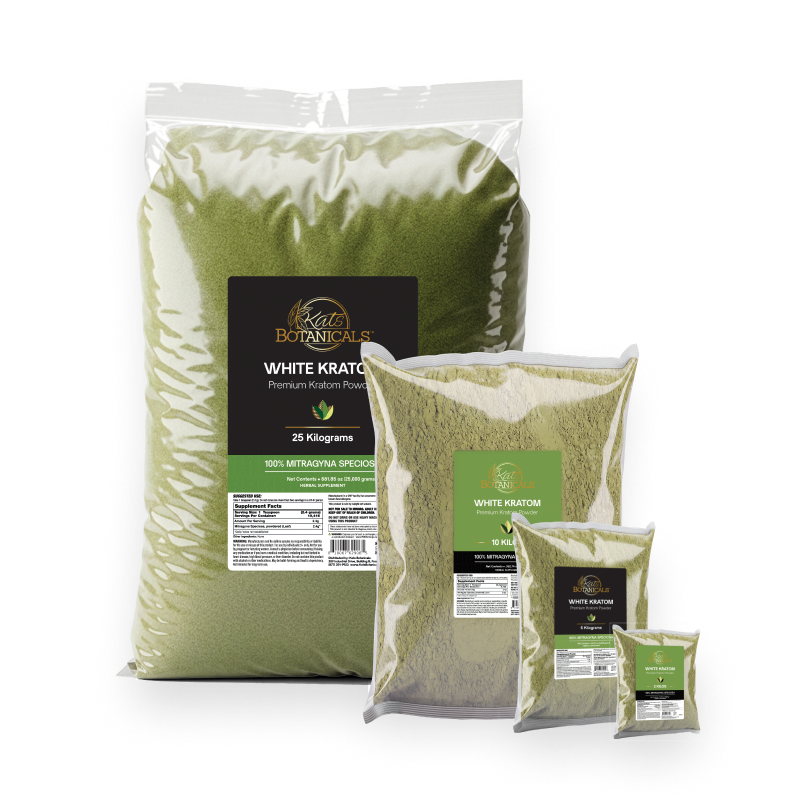 Kats Botanicals - Bulk Kratom Powder - White Vein