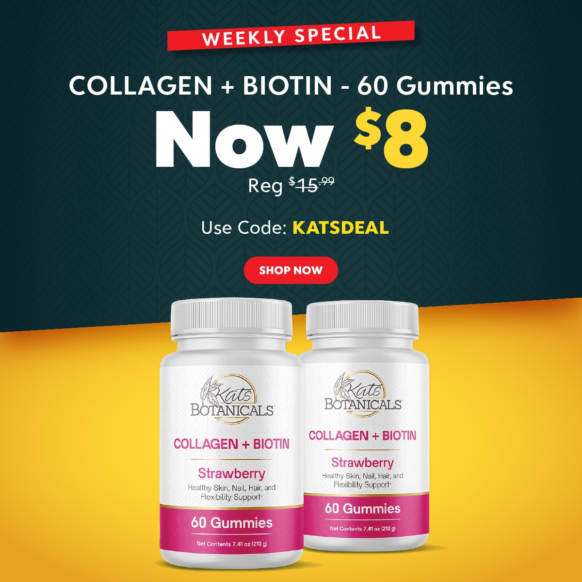 Kats Botanicals - Collagen & Biotin Deal