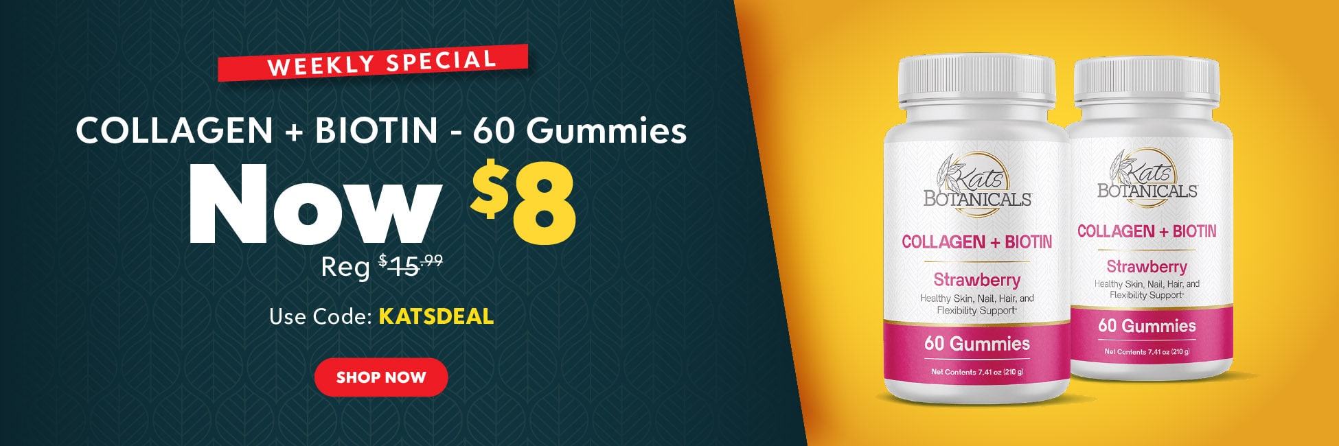 Kats Botanicals - Collagen & Biotin Deal