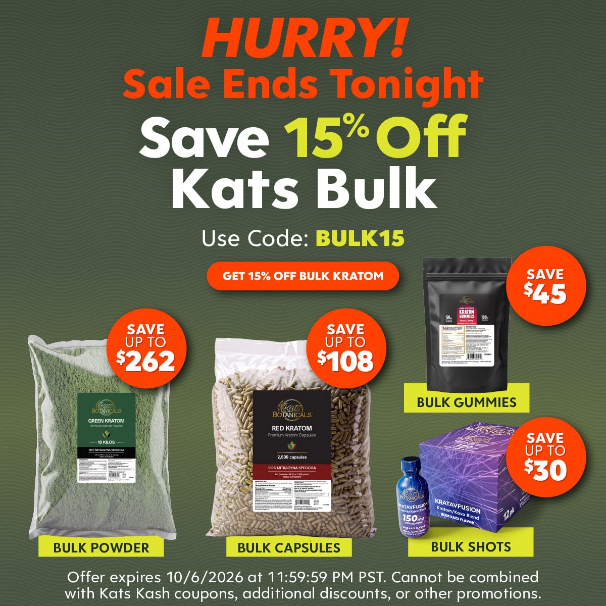 Bulk Kratom Sale - Kats Botanicals