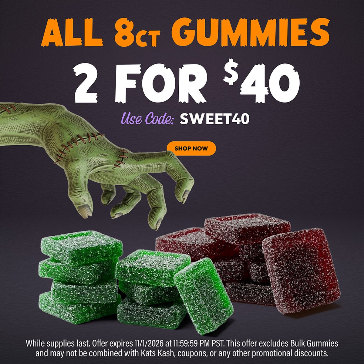 2 for $40 Kratom Gummies - Kats Botanicals