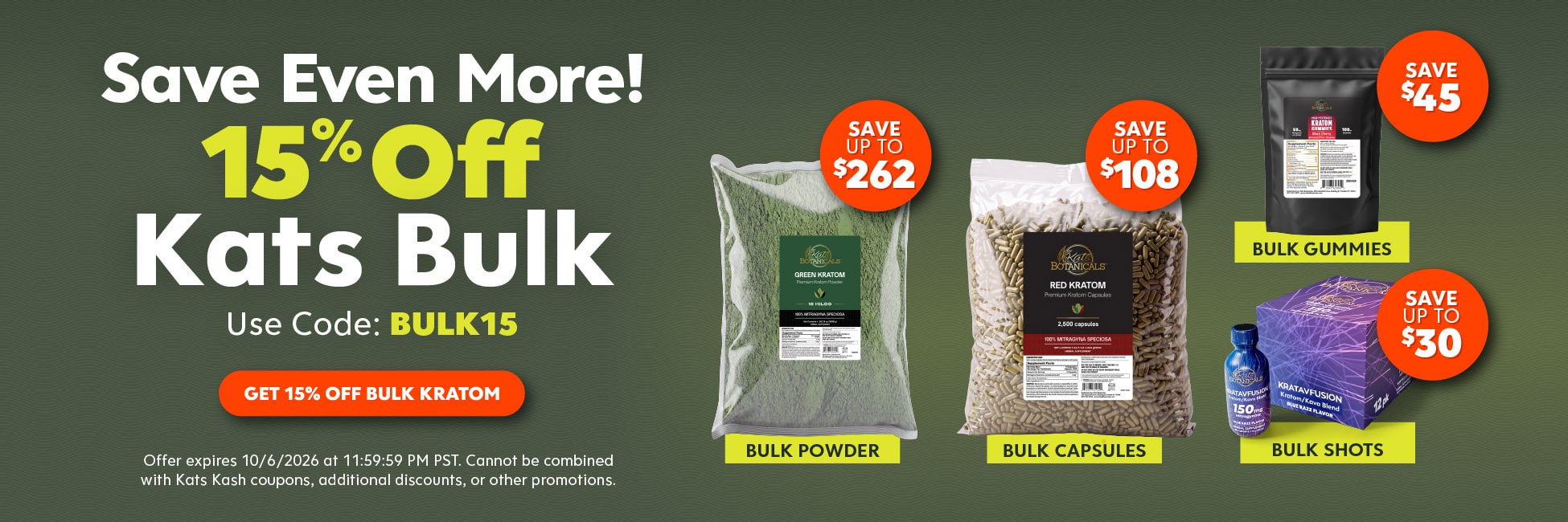 Bulk Kratom Sale - Kats Botanicals