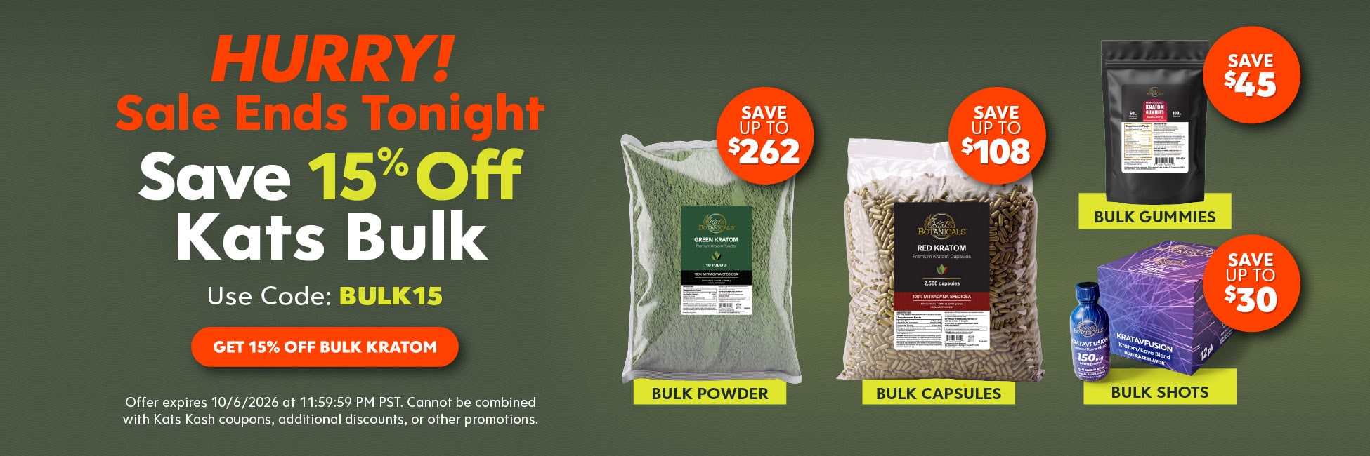Bulk Kratom Sale - Kats Botanicals